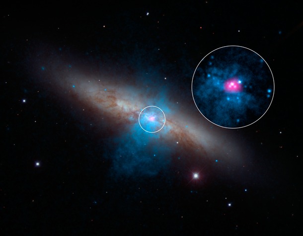 bright pulsar in M82