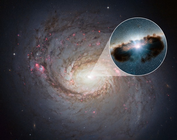 Hidden Lair at the heart of Galaxy NGC 1068