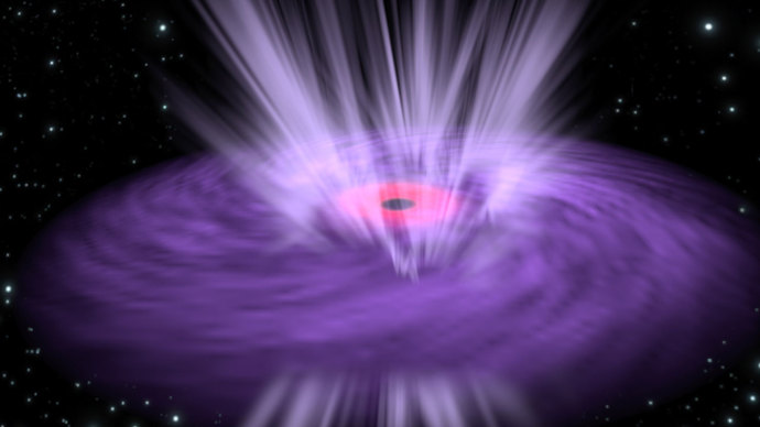 Winds from a Supermassive Black Hole